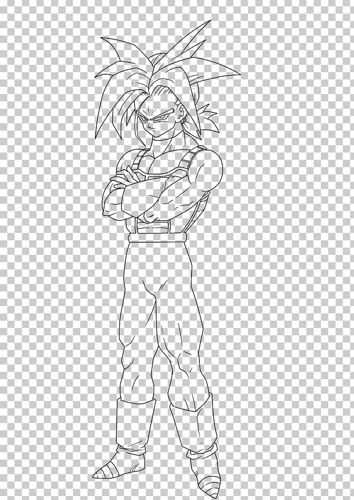 Trunks Goku Goten Gohan Sketch Png Clipart Angle Arm Black Black