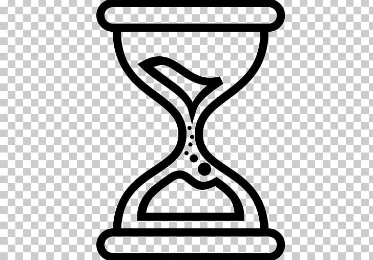 Hourglass Clock Computer Icons Timer PNG Clipart Black And White