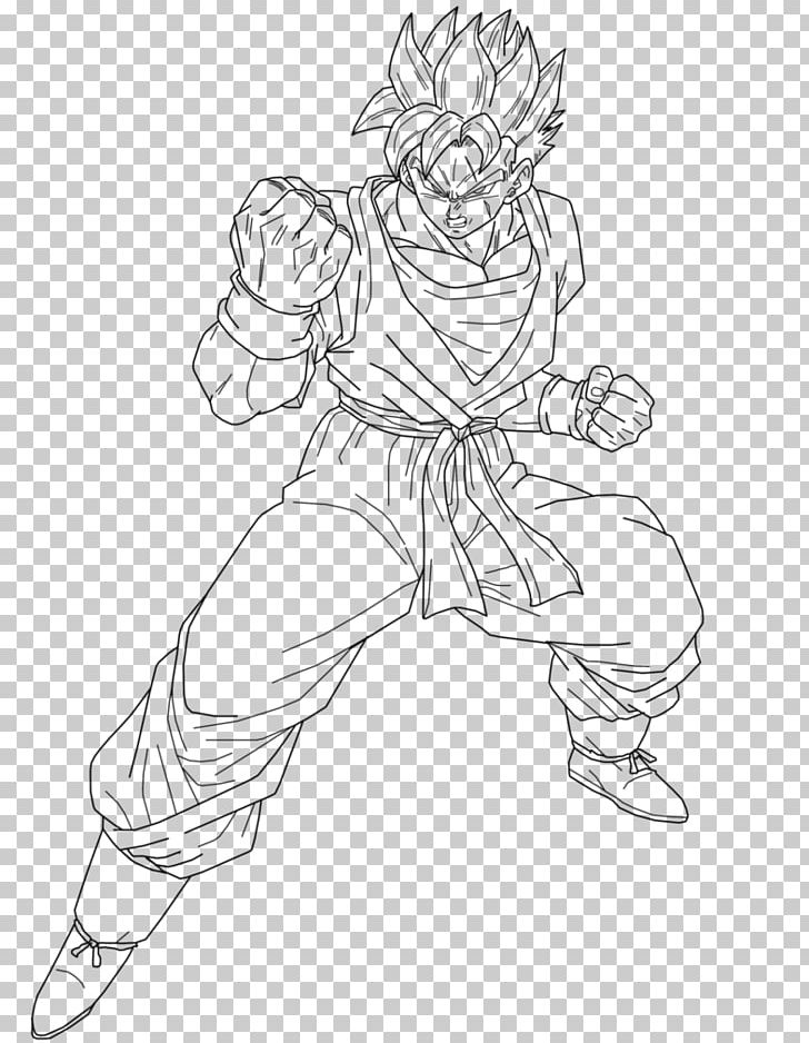 Gohan Goku Vegeta Trunks Goten Png Clipart Angle Arm Artwork Black