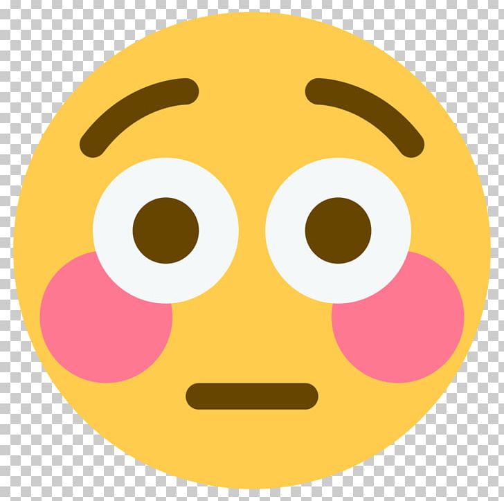 Emoji Blushing Flushing Face Sticker PNG Clipart Blushing Blushing
