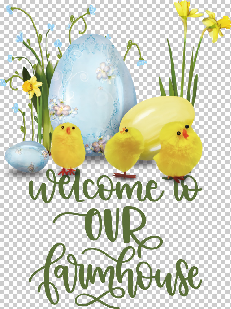 Welcome To Our Farmhouse Farmhouse Png Clipart Beak Easter Egg