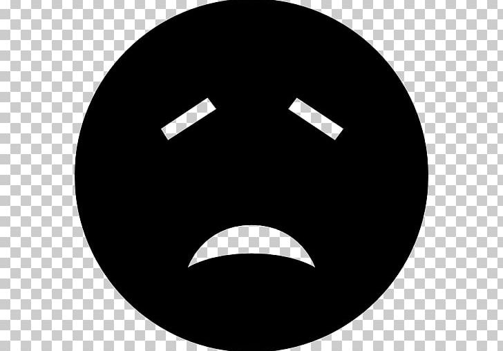 Smiley Emoticon Computer Icons Sadness Png Clipart Angle Black