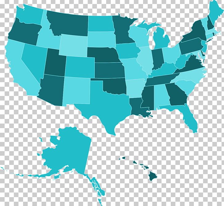 United States Map U S State PNG Clipart 50 States Area Blue Can