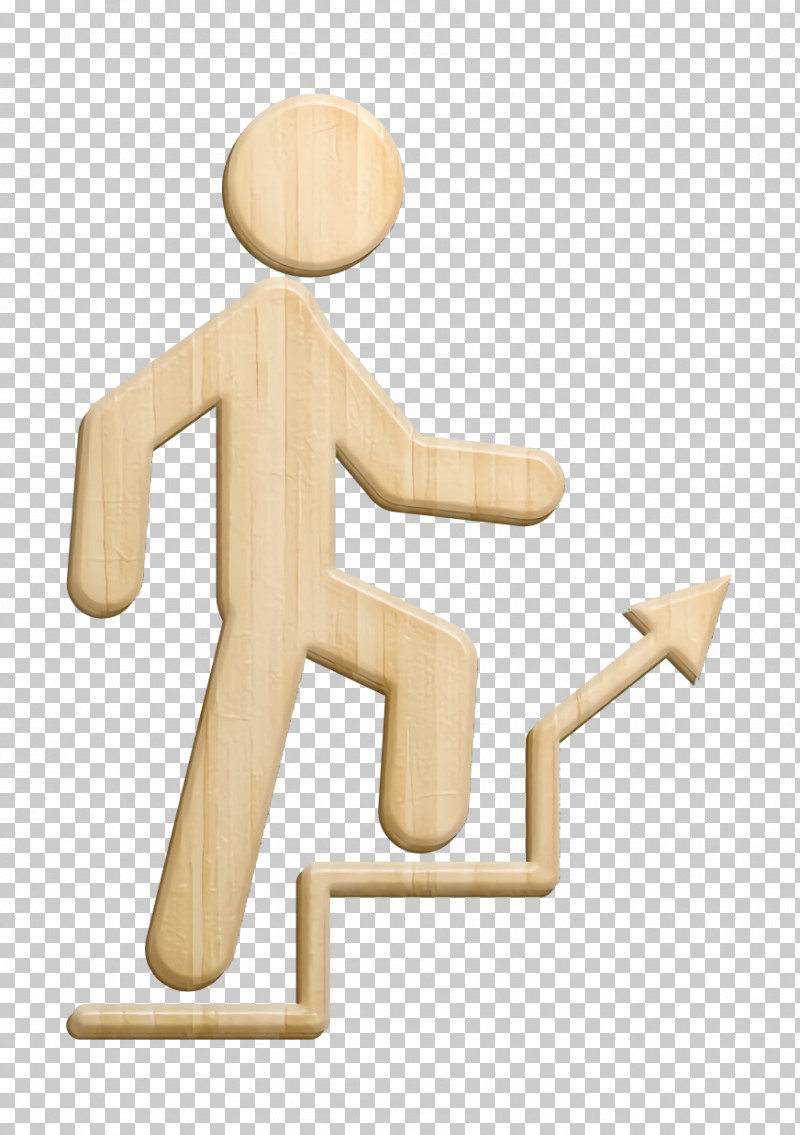 Stair Icon Man Climbing Stairs Icon People Icon PNG Clipart Gesture