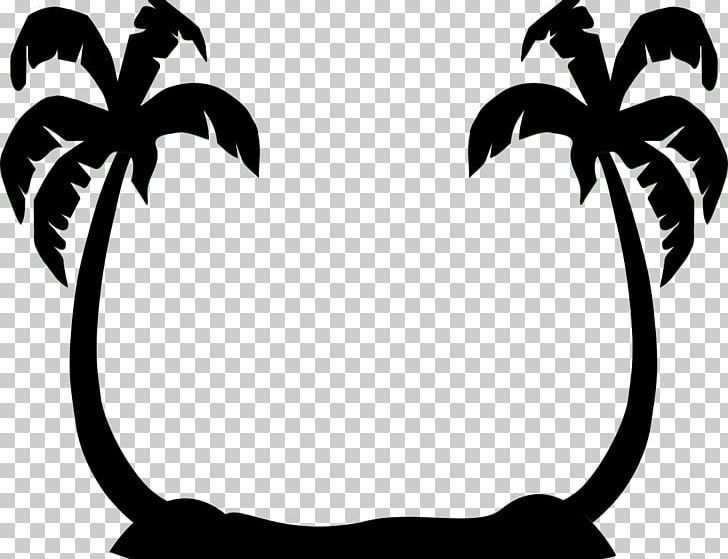 Arecaceae Tree PNG, Clipart, Arecaceae, Black And White, Branch, Cartoon, Clip Art Free PNG Download