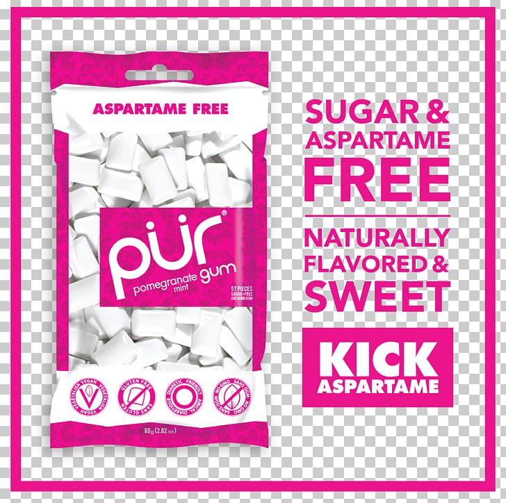 Chewing Gum Peppermint PÜR Gum Sugar Substitute PNG, Clipart, Aspartame, Brand, Chewing, Chewing Gum, Flavor Free PNG Download