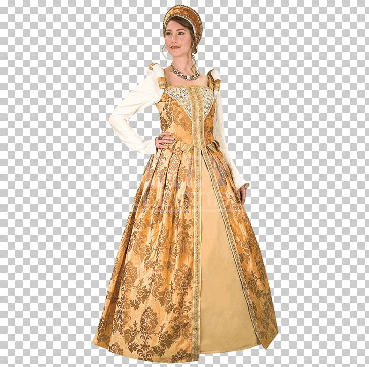 Renaissance Middle Ages Clothing Gown Wedding Dress PNG, Clipart, Ball, Ball Gown, Bridesmaid Dress, Clothing, Clothing Accessories Free PNG Download