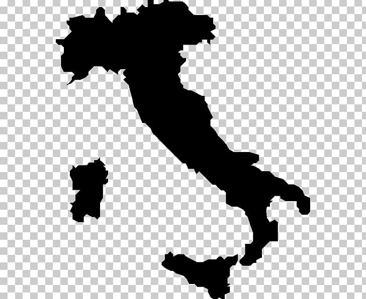 Regions Of Italy Map PNG, Clipart, Black, Black And White, Blank Map, Horse Like Mammal, Italy Free PNG Download