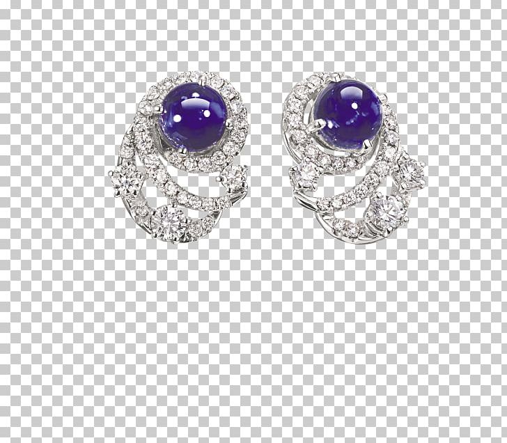 Earring Amethyst Sapphire Silver Jewellery PNG, Clipart, Amethyst, Bling Bling, Blingbling, Body Jewellery, Body Jewelry Free PNG Download