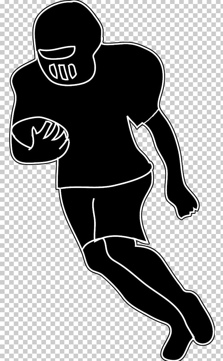Football Player American Football PNG, Clipart, American, American Football Player, Art, Black, Black And White Free PNG Download