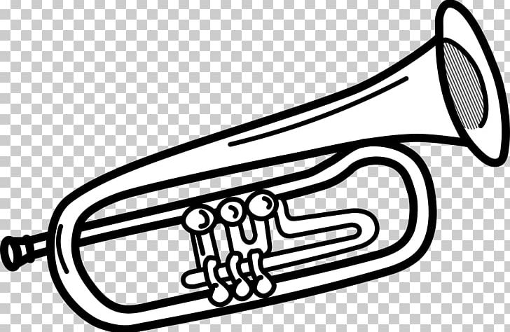 Trumpet PNG, Clipart, Alto Horn, Art, Black And White, Brass Instrument, Brass Instruments Free PNG Download