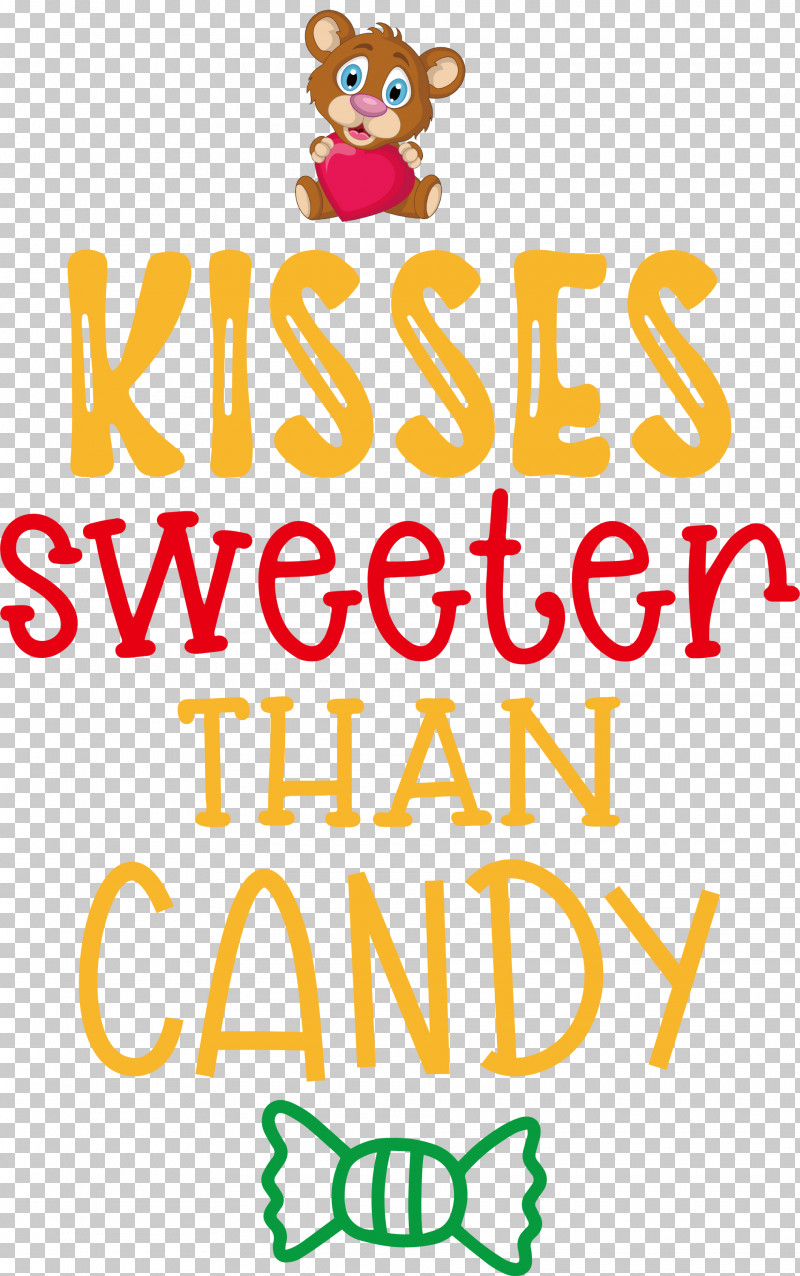 Kisses Sweeter Than Candy Valentines Day Quote PNG, Clipart, Behavior, Biology, Happiness, Human, Line Free PNG Download