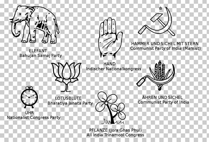 Indian National Congress All India Trinamool Congress Political Party Election PNG, Clipart, All India Trinamool Congress, Angle, Area, Bahujan Samaj Party, Black And White Free PNG Download