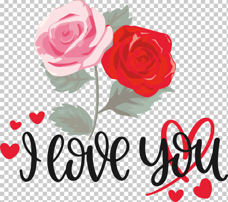 I Love You Valentine Valentines Day PNG, Clipart, Cabbage Rose, Cosmetology, Cut Flowers, Floral Design, Floribunda Free PNG Download