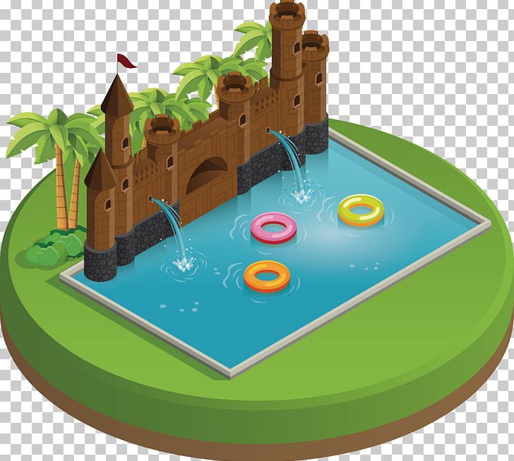 Swimming Pool Playground PNG, Clipart, Amusement Park, Castle Vector, Designer, Disney Castle, Download Free PNG Download