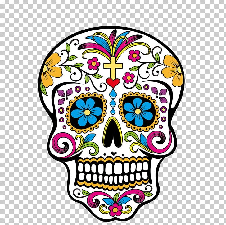 Calavera Day Of The Dead Skull PNG, Clipart, Art, Bone, Circle, Color, Creative Ads Free PNG Download