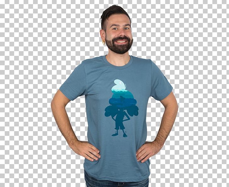 T-shirt Rooster Teeth Facial Hair Silhouette Costume PNG, Clipart, Aqua, Blue, Clothing, Costume, Cotton Free PNG Download