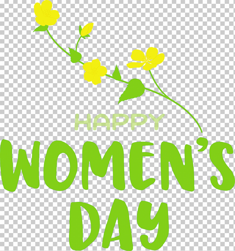 Happy Women’s Day Women’s Day PNG, Clipart, Floral Design, Leaf, Line, Logo, Meter Free PNG Download
