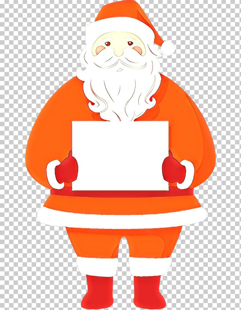 Santa Claus PNG, Clipart, Cartoon, Orange, Santa Claus Free PNG Download