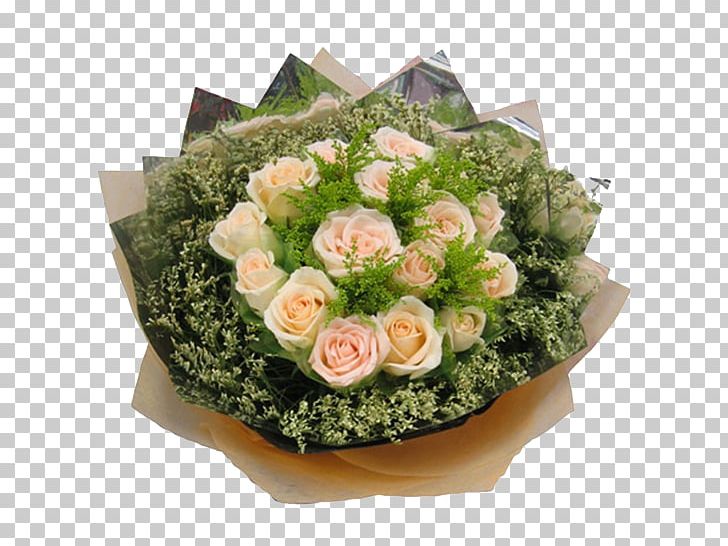 Pink Rose Green Flower Bouquet PNG, Clipart, Color, Cut Flowers, Designer, Euclidean Vector, Floral Design Free PNG Download