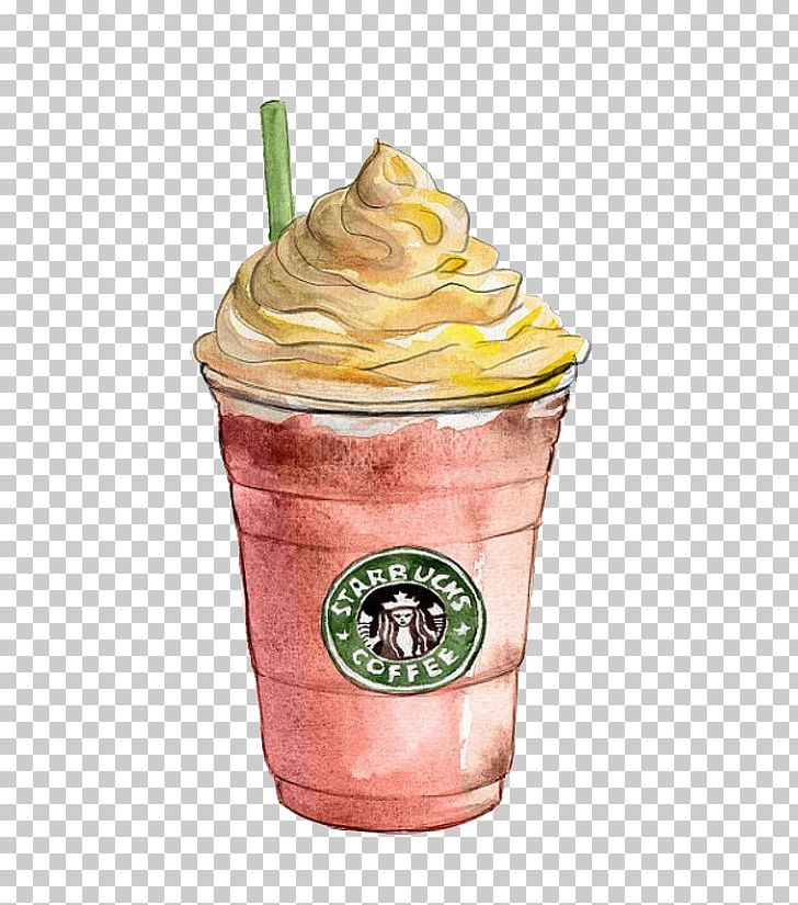 starbucks frappuccino cup drawing