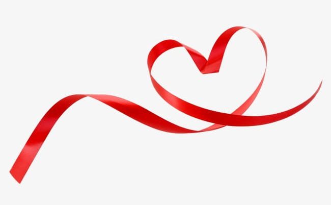 Heart-shaped Ribbon PNG, Clipart, Change, Gradual, Gradual Change, Heart Shaped Clipart, Red Free PNG Download