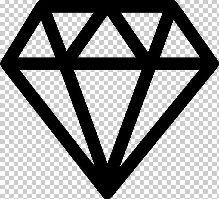 Computer Icons Diamond Symbol PNG, Clipart, Angle, Area, Black, Black And White, Brand Free PNG Download