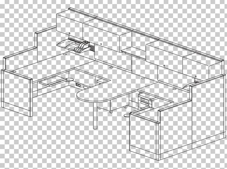 Systems Furniture Table Cubicle GSA Advantage PNG, Clipart, Angle, Black And White, Buck Head, Cubicle, Drawing Free PNG Download