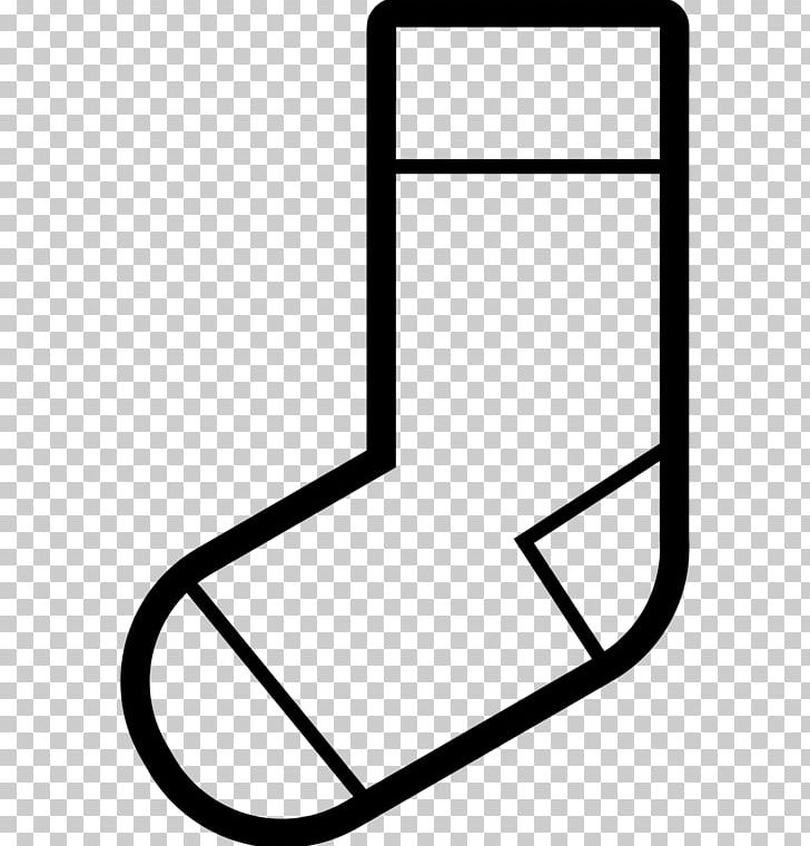 Computer Icons Sock Clothing PNG, Clipart, Angle, Area, Black, Black And White, Chair Free PNG Download