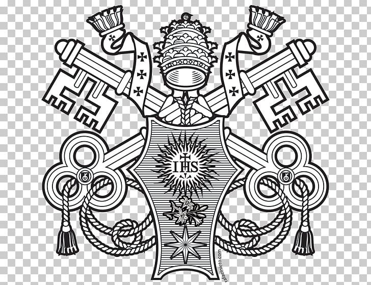 Vatican City Coat Of Arms Of Pope Francis Ecclesiastical Heraldry Papal Coats Of Arms PNG, Clipart, Artwork, Bishop, Black And White, Circle, Coat Of Arms Free PNG Download