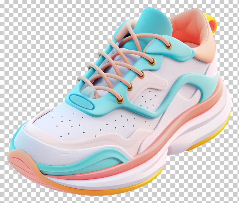 Shoes - Colorful Sport Sneaker PNG