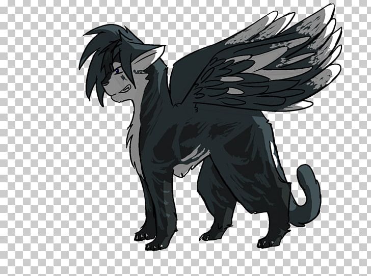 Cat Dog Horse Demon Mammal PNG, Clipart, Animals, Animated Cartoon, Anime, Black, Black And White Free PNG Download