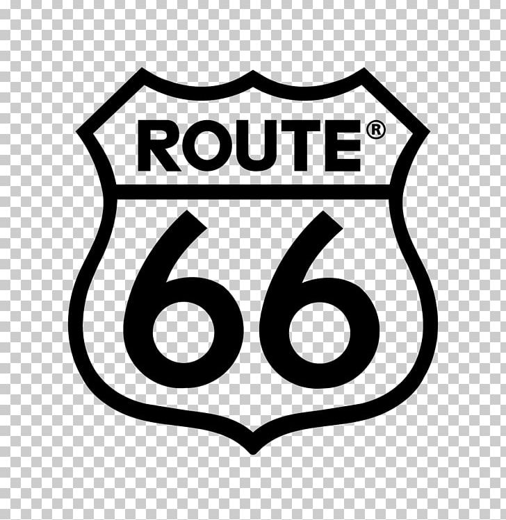 U.S. Route 66 In Illinois Road Highway Logo PNG, Clipart, Android, Area, Black, Black And White, Brand Free PNG Download