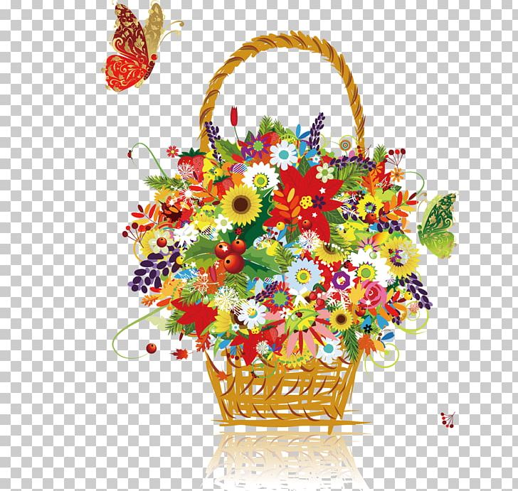 Flower Basket Stock Photography PNG, Clipart, Baskets, Christmas Decoration, Decoration, Decorative Elements, Encapsulated Postscript Free PNG Download
