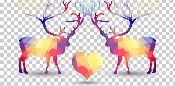 Geometry Geometric Shape PNG, Clipart, Animals, Antler, Christmas Deer, Color, Deer Antlers Free PNG Download