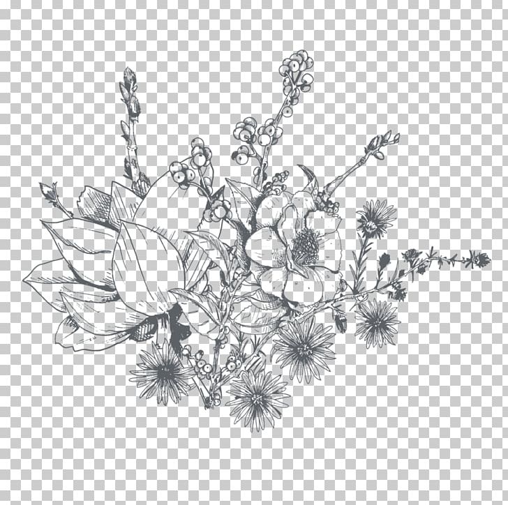 Logo Photography Floral Design Sketch PNG, Clipart, Art, Black And White, Body Jewelry, Botanical Illustration, Botany Free PNG Download