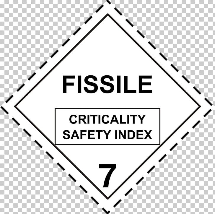 Dangerous Goods Fissile Material ADR Globally Harmonized System Of Classification And Labelling Of Chemicals HAZMAT Class 7 Radioactive Substances PNG, Clipart, Angle, Area, Black, Black And White, Brand Free PNG Download