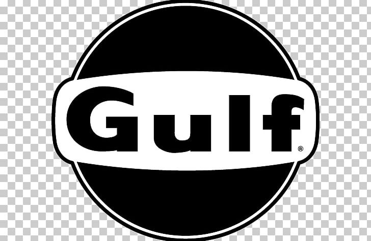 Gulf Oil Petroleum Decal Filling Station Lubricant PNG, Clipart, Advertising, Area, Black And White, Brand, Circle Free PNG Download