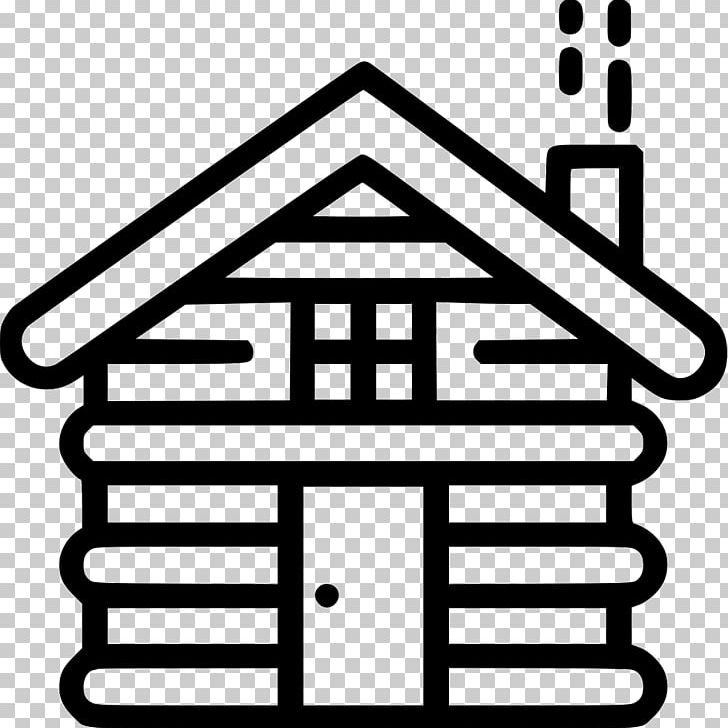 Log Cabin Computer Icons Building PNG, Clipart, Accommodation, Angle, Area, Black And White, Building Free PNG Download