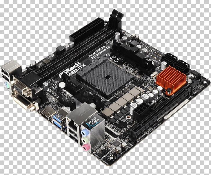 Asrock Motherboard Motherboards A68mitx R2.0 Mini-ITX DDR3 SDRAM PNG, Clipart, Advanced Micro Devices, Computer, Computer Hardware, Computer Memory, Cpu Socket Free PNG Download