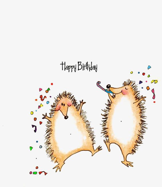 Hedgehog Birthday Celebration PNG, Clipart, Animal, Animal Anthropomorphic, Anthropomorphic, Birthday, Birthday Celebration Free PNG Download