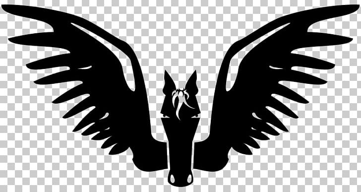 Wing Horses PNG, Clipart, Animals, Beak, Bird, Black And White, Claw Free PNG Download