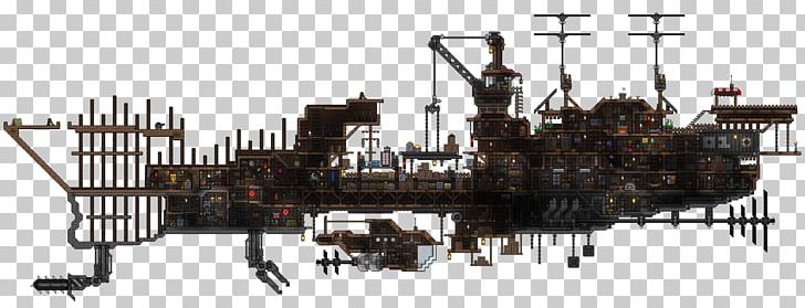 Terraria Minecraft PlayStation 4 Ship Video Game PNG, Clipart, Airship, Balloon, Building, Game, Gaming Free PNG Download