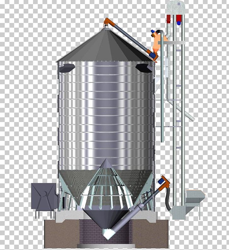 Silo Cereal Bucket Elevator Grain Elevator Conveyor System PNG, Clipart, Angle, Bucket Elevator, Building, Cereal, Conveyor System Free PNG Download