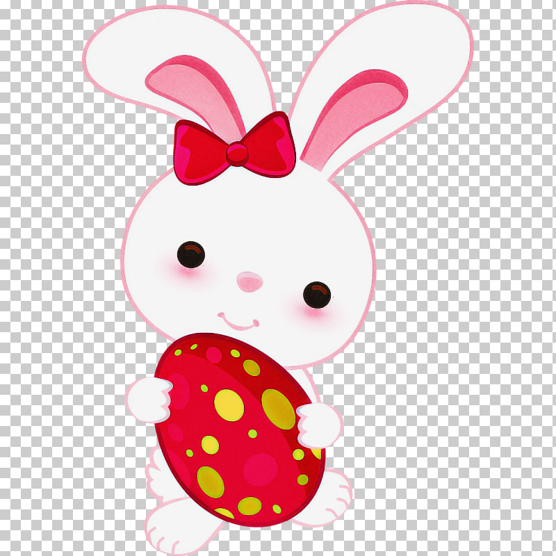 Easter Bunny PNG, Clipart, Cartoon, Easter Bunny, Heart, Magenta, Pink Free PNG Download