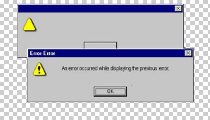 Error Message Software Bug Computer Software PNG, Clipart, 404 Error, Angle, Area, Bad, Blue Screen Of Death Free PNG Download