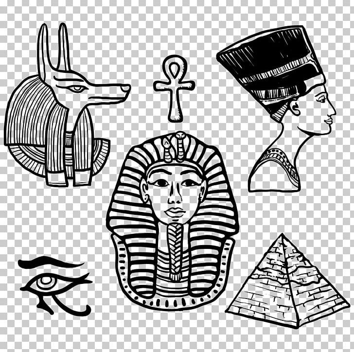 Great Sphinx Of Giza Egyptian Pyramids Ancient Egypt Anubis PNG, Clipart, Ancient, Ancient Egyptian Deities, Ankh, Black, Black And White Free PNG Download