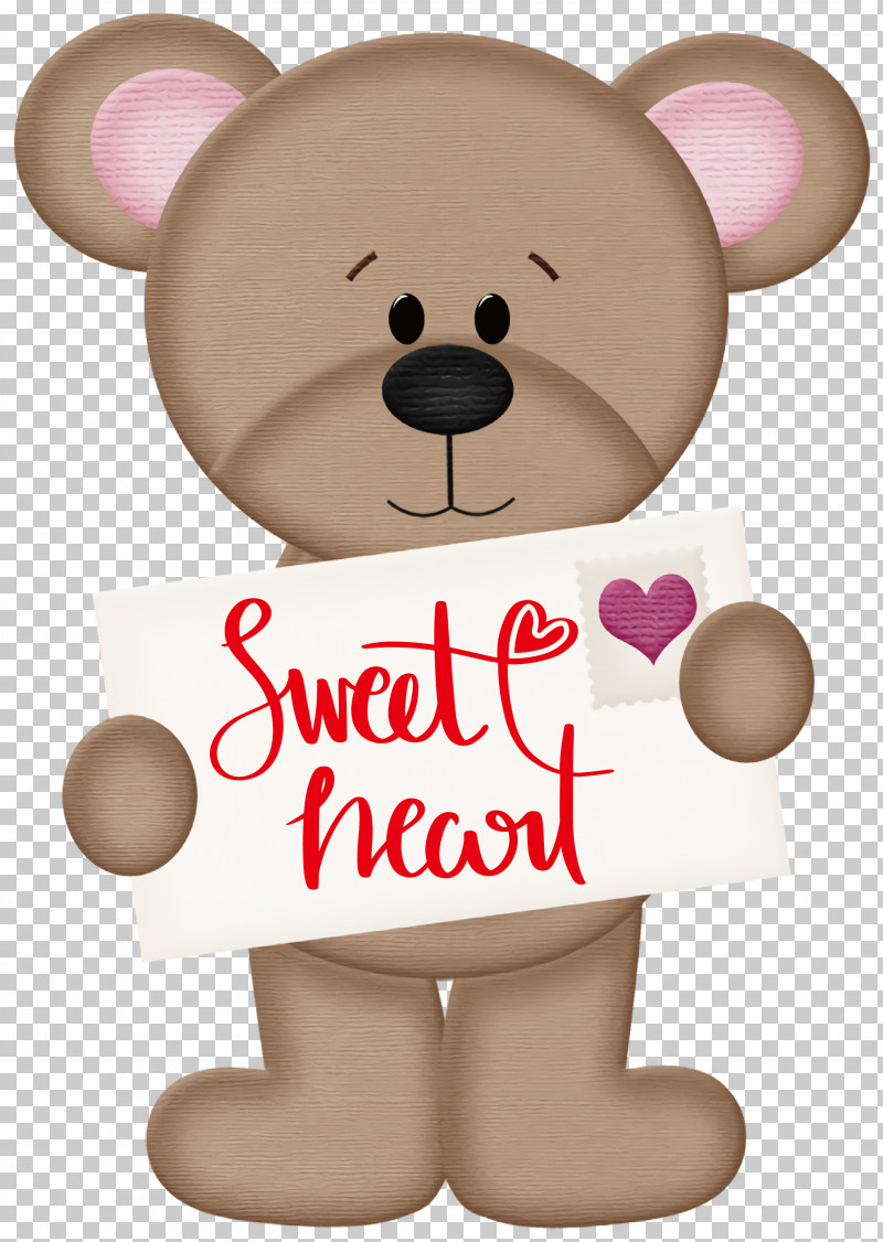 Sweet Heart Valentines Day Valentine PNG, Clipart, Bears, Be My Valentine, Cartoon, Drawing, Heart Free PNG Download