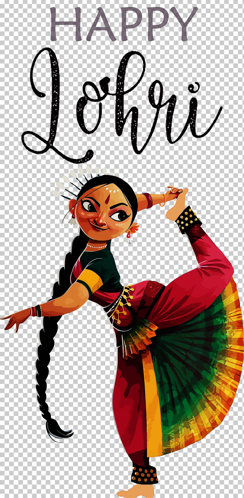 Happy Lohri PNG, Clipart, Arts, Cartoon, Costume Design, Folk Dance, Happy Lohri Free PNG Download