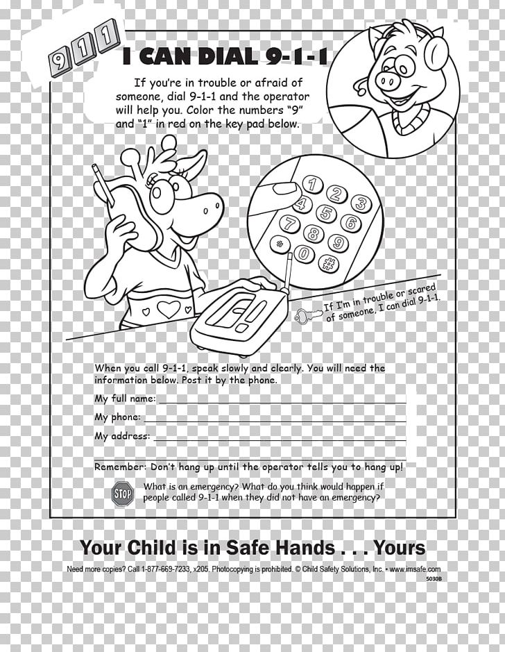 9-1-1 for Kids Coloring Book